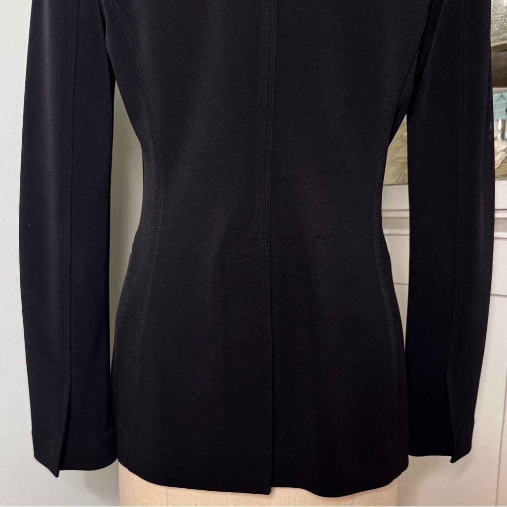 White House Black Market The Essential Blazer Jacket Black Size 2 - Picture 11 of 14